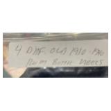 (4) "DIFFERENT" VINTAGE RUM BOTTLE LABELS-