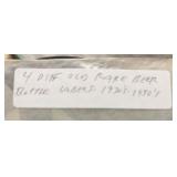 (4) "DIFFERENT" VINTAGE BEER BOTTLE LABELS-