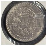 1982 MO MEXCIO (50-PESOS) C/N COIN (UNCIRCULATED)