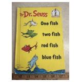 "DR. SEUSS" BOOK-"ONE FISH TWO FISH RED FISH BLUE