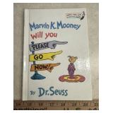 "DR. SEUSS" BOOK-"MARVIN K. MOONEY WILL YOU PLEASE
