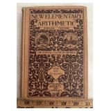 COLLECTIBLE BOOK-"NEW ELEMENTARY ARITHMETIC"