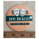 3" CONCERT COLLECTIBLE PINBACK-"DON RICKLES/MGM