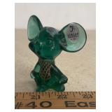 "FENTON" GLASS MOUSE FIGURINE