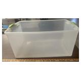 PLASTIC STORAGE TOTE-"NO LID"