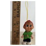 VINTAGE CHRISTMAS "ELF DOLL" ORNAMENT-CHECK OUT