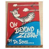 "DR. SEUSS" BOOK-"ON BEYOND ZEBRA!"