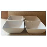(4)STONEWARE BOWLS