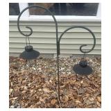 METAL HOOK W/SOLAR LIGHTS-CHECK OUT THE PIC'S