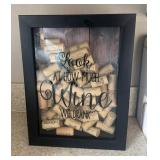 HOME DECOR-'WINE' THEMED/APPROX. 18'x12'