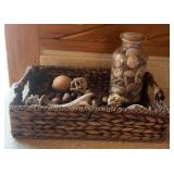 DECOR BASKET W/CONTENTS