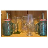 DRINKING GLASSES FROM THE SHELF-CHECK OUT THE