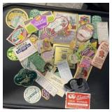 (37)'DIFFERENT' VINTAGE LABELS-CHECK OUT THE PIC'S