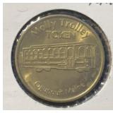 'MAINE' ***ONE FARE*** TROLLEY TOKEN
