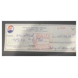 VINTAGE 'CANCELLED' BANK CHECK-DATED 1969