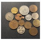 (BAG OF 12) FOREIGN COINS ***ASSORTED***