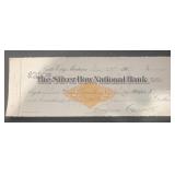 VINTAGE 'CANCELLED' BANK CHECK-DATED 1900