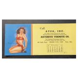 VINTAGE INK BLOTTER-'ATCO, INC.'
