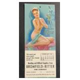 VINTAGE INK BLOTTER-'BROWNFIELD-RITTER & COMPANY'