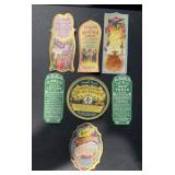 (7) 'DIFFERENT' VINTAGE 'DRUG STORE' BOTTLE LABELS
