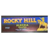 (5 COUNT) VINTAGE CRATE LABEL-'ROCKY HILL'