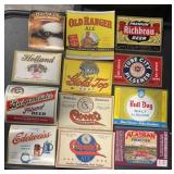 (12)'DIFFERENT' VINTAGE 'BEER' BOTTLE LABELS-CHECK