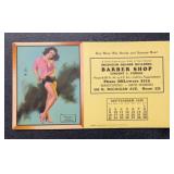 VINTAGE INK BLOTTER-'BARBER SHOP'