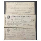 (3)'DIFFERENT' VINTAGE PAPER DOCUMENTS