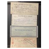 (4)'DIFFERENT' VINTAGE PAPER DOCUMENTS