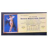 VINTAGE INK BLOTTER-'BODINSON MANUFACTURING CO.'