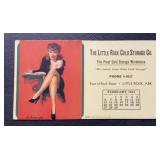 VINTAGE INK BLOTTER-'THE LITTLE ROCK COLD STORAGE