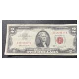SERIES 1963 'RED SEAL' $2.00 BILL ***NICE-