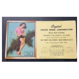 VINTAGE INK BLOTTER-'CAPITOL COACH WORK CORP.'