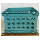 PLASTIC CRATE-GREEN/CHECK OUT THE PIC