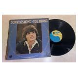 RECORD ALBUM-"DONNY OSMOND"/TOO YOUNG
