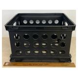 PLASTIC CRATE-BLACK/NOT PERFECT/CHECK OUT THE