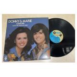 RECORD ALBUM-"DONNY & MARIE"/MAKE THE WORLD GO