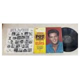 "ELVIS" RECORD ALBUM-"POT LUCK"
