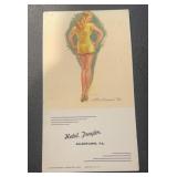 VINTAGE INK BLOTTER-HOTEL TRAYLOR