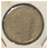 1941 FRANCE (1-CENT.) COIN