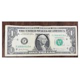 SERIES 2017 $1.00 FEDERAL RESERVE NOTE ***UNIQUE