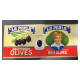 (5 COUNT)VINTAGE CAN LABEL-LA PERLA