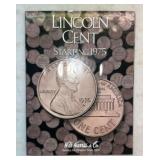 LINCOLN CENT BOOK 'START 1975'/*CONTAINS 27 COINS*