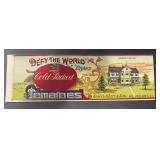 (5 COUNT) VINTAGE CAN LABEL-DEFY THE WORLD