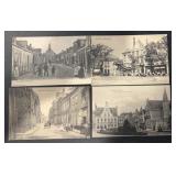 (4)VINTAGE POSTCARDS-ASSORTED/USED & UNUSED