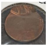 19?? LINCOLN WHEAT BACK CENT ***75% OFF-CENTER***