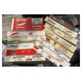 (14)VINTAGE SEAFOOD CAN LABELS-ASSORTED/1920's-