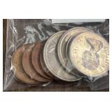 (BAG OF 10) CANADA COINS ***ALL DIFFERENT DATES***