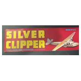 (5 COUNT) VINTAGE CRATE LABEL-SILVER CLIPPER