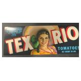 (5 COUNT) VINTAGE CRATE LABEL-TEX RIO
